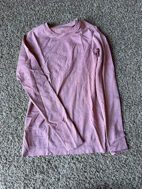 Figs Women's Long-Sleeve underscrub - Dusty Pink